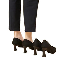 Load image into Gallery viewer, Women's Pointed-Toe Stiletto High Heel Pumps — PU Leather Slip-On Dress Shoes