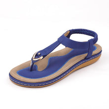 Load image into Gallery viewer, Women's PU Ankle Strap Platform Sandals | Low Heel Open-Toe Summer Shoes