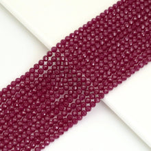 Load image into Gallery viewer, Red Corundum Round Faceted Beads, Sku#U1880