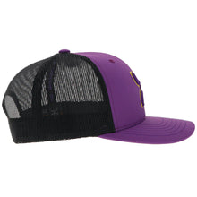 Load image into Gallery viewer, HOOey Louisiana State University "LSU" ( Purple/Black) - Trucker Cap