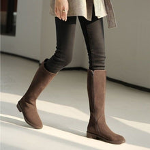 Load image into Gallery viewer, Over-the-Knee Suede Martin Boots