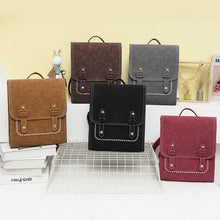Load image into Gallery viewer, Korean-Style Women's Backpack - PU Leather Fashion Backpack with Multiple Pockets | Sarah Express