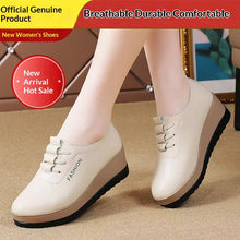 Load image into Gallery viewer, Women's Casual Microfiber Leather Shoes – Round Toe Elastic Band Low-Top Heels