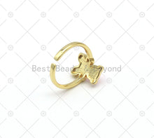Load image into Gallery viewer, Colorful Enamel Teddy Bear Adjustable Ring, Sku#LD170