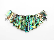 Load image into Gallery viewer, Natural Abalone Shell Graduated Bar Shaped Beads, Analone Fo