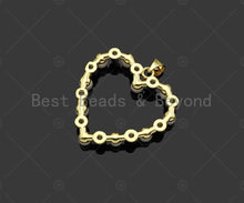 Load image into Gallery viewer, Gold Filled  Pearl Open Heart Shape Pendant,Necklace Bracelet Pendant,Sku#LD101