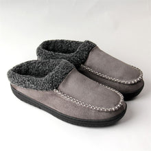 Load image into Gallery viewer, Men's Cotton Slippers Winter Indoor Outdoor Warm Fleece Lined House Shoes