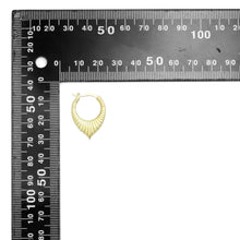 Load image into Gallery viewer, Gold Silver Oval Drop CZ Around Huggie Earrings, Sku#A305