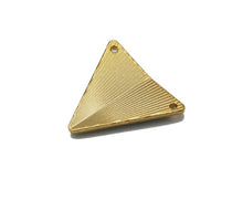 Load image into Gallery viewer, Gold Enamel Triangle Charm, Sku#B180