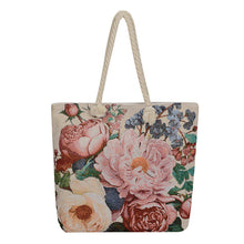 Load image into Gallery viewer, Double Sided Jacquard Embroidered Canvas Tote Bag