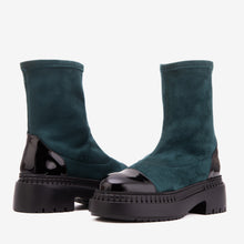 Load image into Gallery viewer, The Sorella Deep Teal Suede Leather Women’s Boot