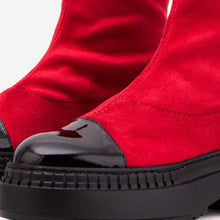 Load image into Gallery viewer, The Sorella Red Tip Suede Leather Women’s Boot