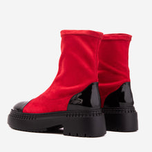 Load image into Gallery viewer, The Sorella Red Tip Suede Leather Women’s Boot