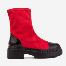 Load image into Gallery viewer, The Sorella Red Tip Suede Leather Women’s Boot