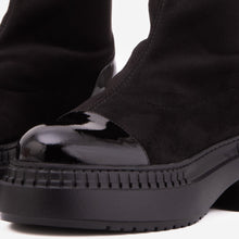 Load image into Gallery viewer, The Sorella Black Tip Suede Leather Women’s Boot