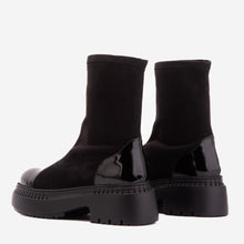 Load image into Gallery viewer, The Sorella Black Tip Suede Leather Women’s Boot