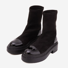 Load image into Gallery viewer, The Sorella Black Tip Suede Leather Women’s Boot