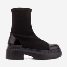 Load image into Gallery viewer, The Sorella Black Tip Suede Leather Women’s Boot