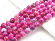 Load image into Gallery viewer, Hot Pink Fire Agate, Round Faceted/Smooth 6mm/8mm/10mm/12mm,SKU#UA115