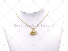 Load image into Gallery viewer, CZ Earth Charm, Sku#LK558