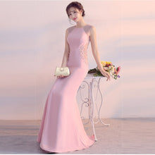 Load image into Gallery viewer, Evening Dress Women Cocktail Host Slim Fit Elegant Five Colors Party Dress Maxi Dress