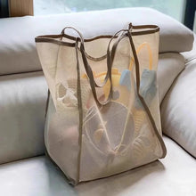 Load image into Gallery viewer, Transparent Mesh One-shoulder Bag Fashionable Lightweight And High-capacity