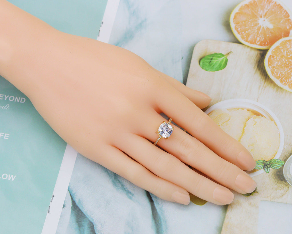 CZ Crown Adjustable ring, Sku#X310