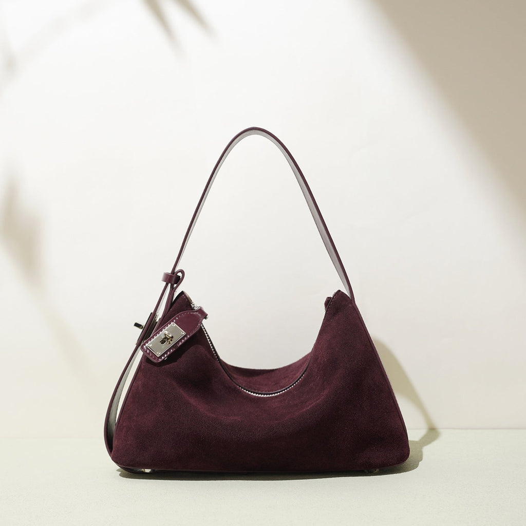 Soft Leather Dumpling Shoulder Bag - Urban Minimalist Commuter Handbag for Women