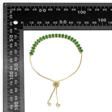 Load image into Gallery viewer, Marquise Shape CZ Adjustable Chain Bracelet, LD462
