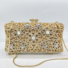 Load image into Gallery viewer, Diamond Evening Clutch Bag - Luxury Crystal Rhinestone Handbag for Wedding Party Banquet