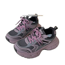 Load image into Gallery viewer, Women's Height-Enhancing Casual Sneakers - Breathable Lightweight Lace-Up Shoes