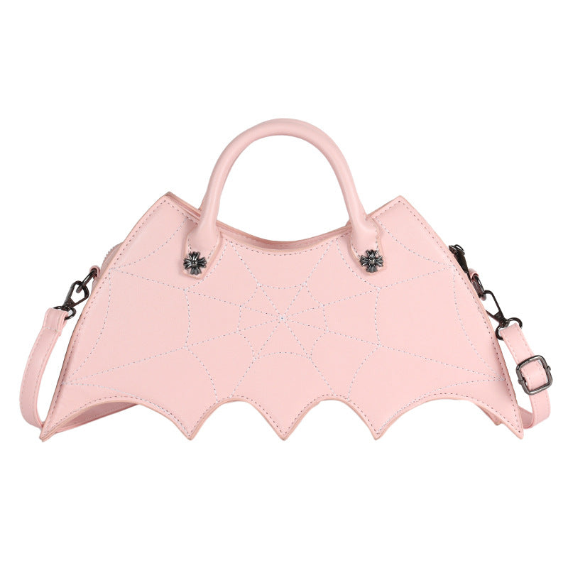 Women's Spider Web Crossbody Bag - Gothic Halloween Shoulder Handbag
