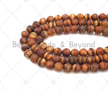 Load image into Gallery viewer, Natural Tibetan Brown Agate with One Line Beads, Dzi Agate Beads, 8mm/10mm Tibetan Round Smooth Agate,15.5" Full Strand, Sku#U1103