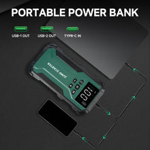 Load image into Gallery viewer, 7-in-1 Emergency Car Power Supply Starter &amp; Air Pump