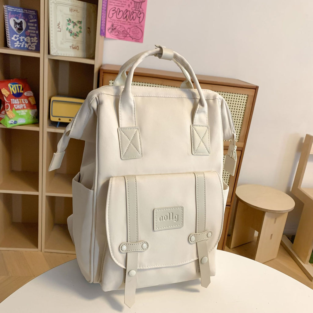 Women's Large Water Resistant Nylon Backpack – Lightweight Travel & School Bag
