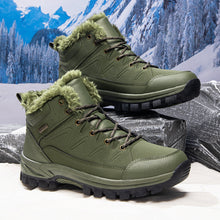 Load image into Gallery viewer, Men's Plus-Size High-Top Fleece-Lined Thermal Shoes | Warm Winter Cotton Sneakers