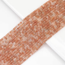 Load image into Gallery viewer, Genuine Golden Sunstone Faceted Rondelle Beads, Sku#U1688