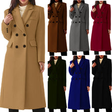 Load image into Gallery viewer, New AutumnWinter Simple Womens Wool Coat