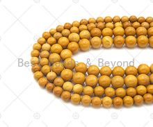 Load image into Gallery viewer, Quality Natural Yellow Jasper Round Smooth Beads, 8mm/10mm Jasper Beads, 15.5'' Full Strand, Sku#U1146