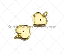 Load image into Gallery viewer, Love/Mom Word On Heart Shape Pendant18K Dainty Gold Medallio