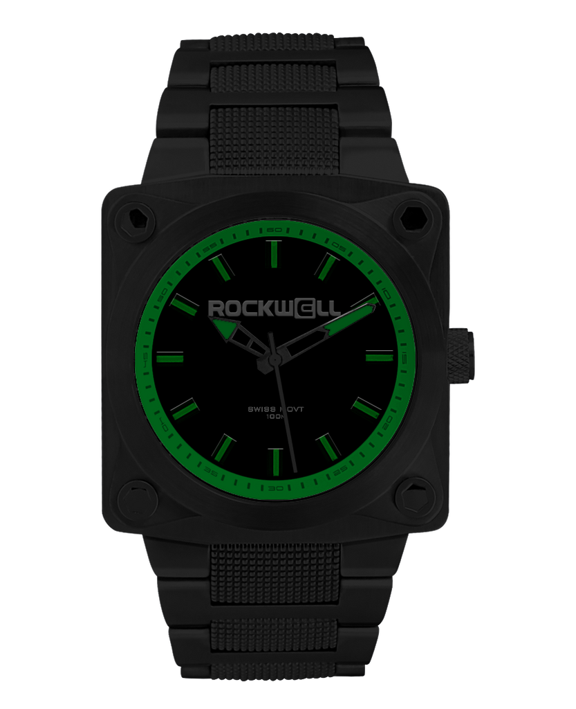 747 (Black/Green) Watch