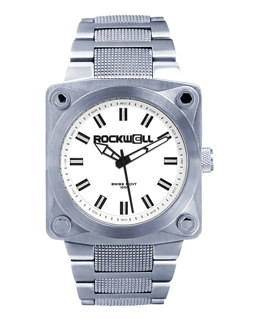 747 (Silver/White) Watch