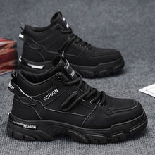 Load image into Gallery viewer, Men's Non-Slip High-Top Outdoor Sports Boots - Mesh Lining, Rubber Sole, Round Toe Lace-Up Athletic Footwear