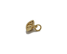 Load image into Gallery viewer, Gold CZ Pave Blue Evil Eye Charm, Sku#LK716