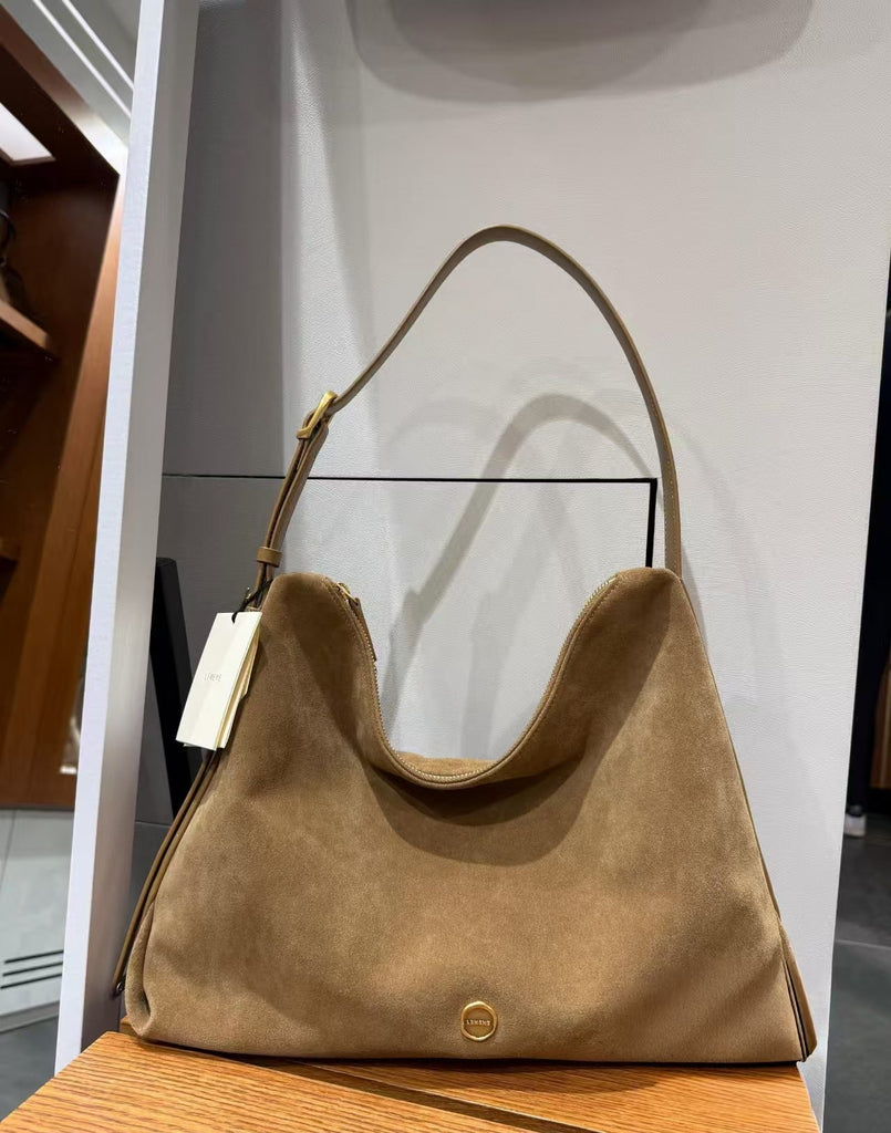 Women's Suede Tote Bag – Large Capacity Shoulder & Underarm Bag | Sarah Express
