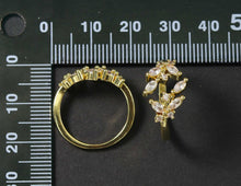 Load image into Gallery viewer, CZ Leaf Ring,Sku#X288