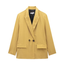 Load image into Gallery viewer, Summer Casual Relaxed-fit Double-breasted Blazer