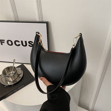 Load image into Gallery viewer, Niche Crescent New Simple All-Match Textured Shoulder Bag For Women