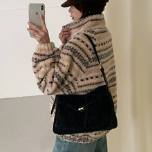 Load image into Gallery viewer, Retro Tote Bag With Belt Buckle Large-capacity Shoulder Bag