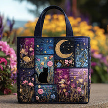 Load image into Gallery viewer, Quilted Digital Print Tote Bag - High Capacity Women's Shoulder Bag with Embroidery